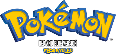 Pokémon Red & Blue Recompiled - Clear Logo (null) - 8375x4064