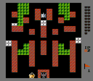 Battle City III - Screenshot - Gameplay (World) - 256x224