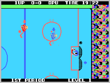 Champion Ice Hockey - Screenshot - Gameplay (World) - 256x192
