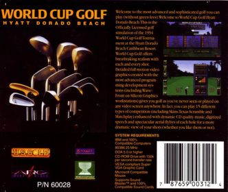 World Cup Golf: Hyatt Dorado Beach - Box - Back (North America) - 947x800