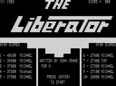 The Liberator - Screenshot - Game Title (null) - 512x384