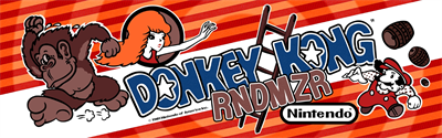 Donkey Kong RNDMZR - Arcade - Marquee (null) - 1461x460