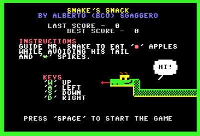 Snake's Snack - Screenshot - Game Title (null) - 621x423