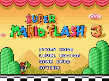 Super Mario Flash 3 - Screenshot - Game Title (null) - 640x480