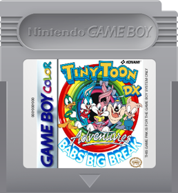 Tiny Toon Adventures DX: Babs' Big Break - Cart - Front (World) - 393x427