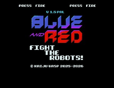 Blue and Red: Fight the Robots - Screenshot - Game Title (null) - 719x556