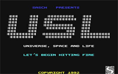 USL: Universe, Space and Life - Screenshot - Game Title (Italy) - 320x200