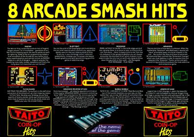 Taito Coin-Op Hits - Box - Back (Europe) - 1628x1150
