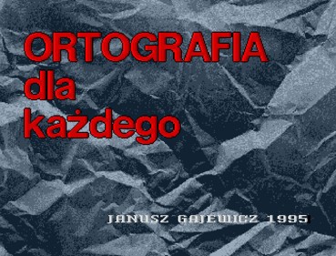 Ortografia dla każdego - Screenshot - Game Title (null) - 724x551