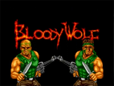 Bloody Wolf - Screenshot - Game Title (North America) - 640x480
