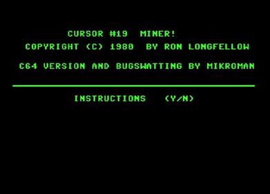 c64miner - Screenshot - Game Title (null) - 668x479