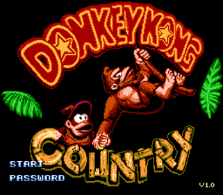 Donkey Kong Country NES Edition - Screenshot - Game Title (null) - 256x224