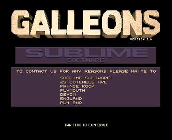 Galleons - Screenshot - Game Title (null) - 668x544