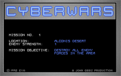Cyberwars - Screenshot - Game Title (null) - 320x200