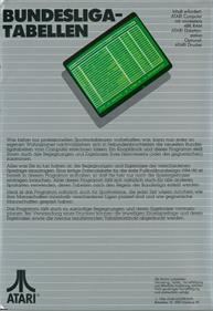 Bundesligatabellen - Box - Back (Germany) - 450x652
