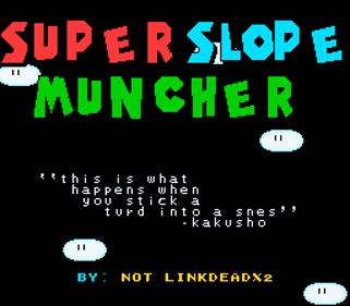 Super Slope Muncher - Screenshot - Game Title (null) - 256x224