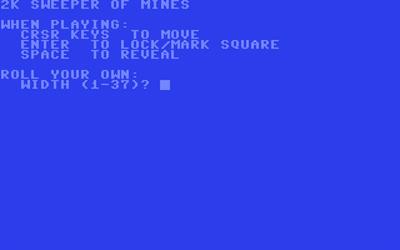 2K Sweeper of Mines (Version 2) - Screenshot - Game Title (null) - 640x400