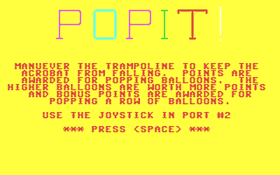 Popit! - Screenshot - Game Title (World) - 320x200