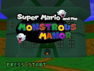 Super Mario and the Monstrous Manor - Screenshot - Game Title (World) - 1250x948