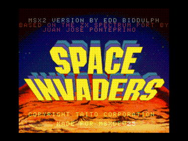 Space Invaders - Screenshot - Game Title (World) - 640x480