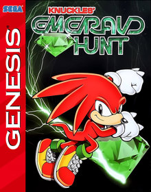 Knuckles' Emerald Hunt - Fanart - Box - Front (World) - 798x1016