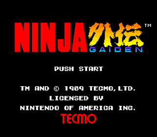 Ninja Gaiden HD - Screenshot - Game Title (null) - 256x224