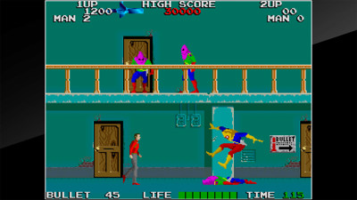 Arcade Archives ROLLING THUNDER - Screenshot - Gameplay (null) - 1280x720