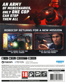 RoboCop: Rogue City: Unfinished Business - Box - Back (Europe) - 1000x1255