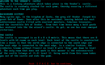 Amulet of Yendor - Screenshot - Game Title (null) - 640x400