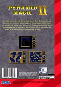 Pyramid Magic II - Fanart - Box - Back (North America) - 481x680