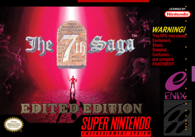 The 7th Saga: Edited Edition - Fanart - Box - Front (null) - 2103x1476