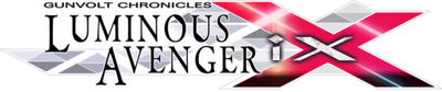 Gunvolt Chronicles: Luminous Avenger iX - Clear Logo (null) - 700x147