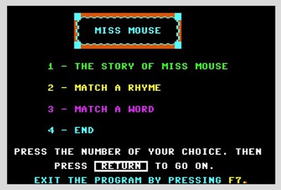 The Story of Miss Mouse - Screenshot - Game Select (null) - 628x425