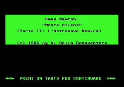 Amos Newton: Mente Aliena L'Astronave Nemica - Screenshot - Game Title (null) - 658x467