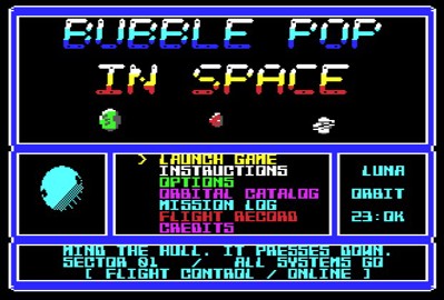 Bubble Pop In Space - Screenshot - Game Select (null) - 621x420