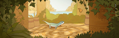Gecko Gods - Fanart - Background (World) - 3840x1240