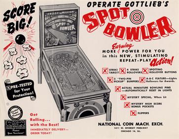 Spot Bowler - Advertisement Flyer - Front (North America) - 1099x850