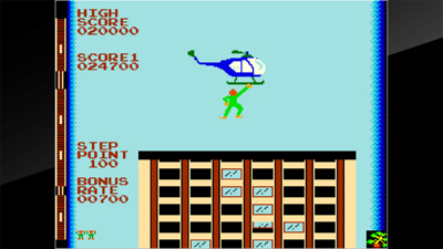 Arcade Archives CRAZY CLIMBER - Screenshot - Gameplay (null) - 960x540