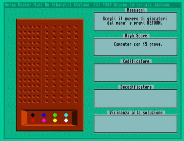 Amiga Master Mind - Screenshot - Gameplay (null) - 689x528