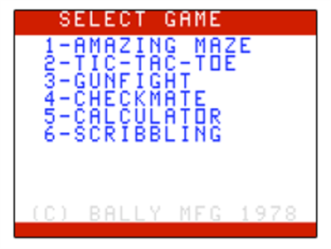 Amazing Maze + Tic-Tac-Toe - Screenshot - Game Select (null) - 640x480