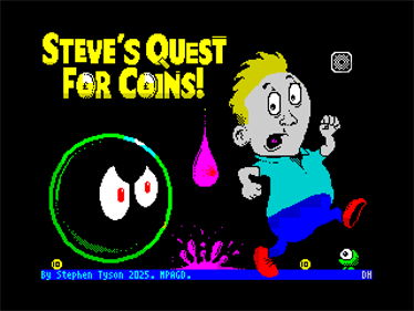 Steve's Quest for Coins! - Screenshot - Game Title (Europe) - 640x480