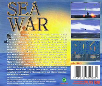Sea War: Entscheidungsschlacht im Pazifik - Box - Back (Germany) - 945x800