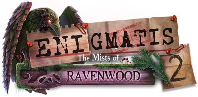Enigmatis 2: The Mists of Ravenwood - Clear Logo (North America) - 586x287
