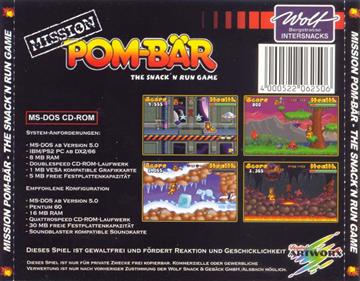 Mission Pom-Bär: The Snack 'N' Run Game - Box - Back (Germany) - 824x643