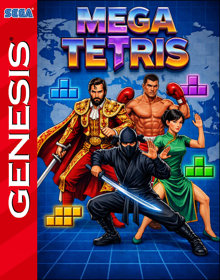 Mega Tetris - Fanart - Box - Front (null) - 798x1016