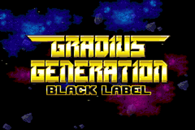 Gradius Generation BLACK LABEL - Screenshot - Game Title (null) - 240x160