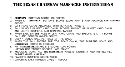 The Texas Chainsaw Massacre (Ivan TBA) - Arcade - Controls Information (null) - 1782x967