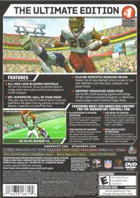 Madden NFL 07: Hall of Fame Edition - Box - Back (North America) - 640x900
