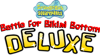 SpongeBob SquarePants: Battle for Bikini Bottom DELUXE - Clear Logo (World) - 400x220