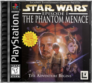 Star Wars: Episode I: The Phantom Menace - Box - Front - Reconstructed (North America) - 687x617